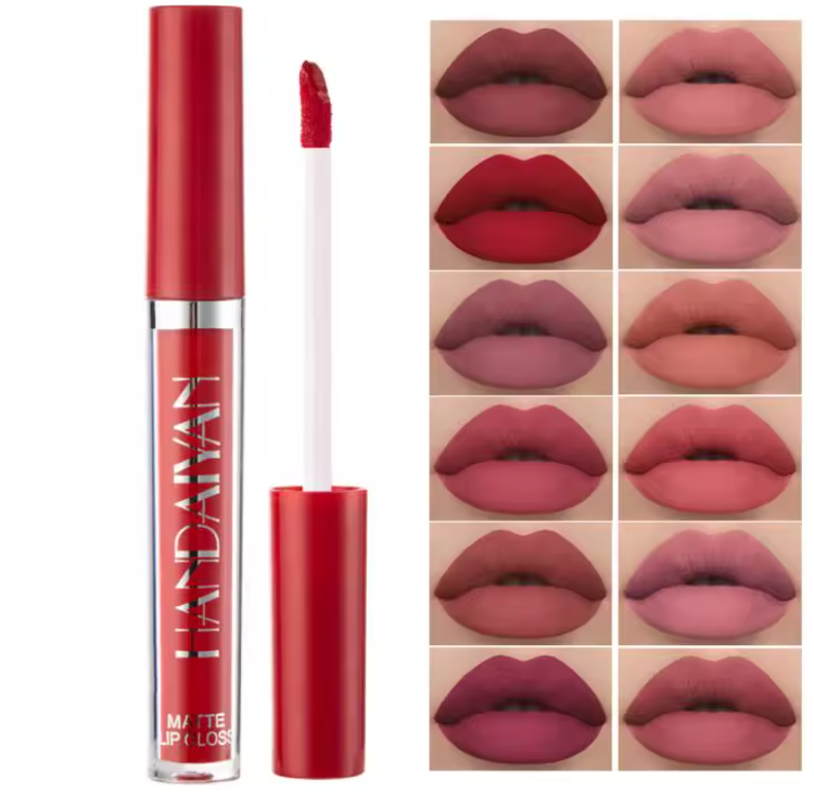 Komplet od 12 tečni karmini Glam Lips 💋